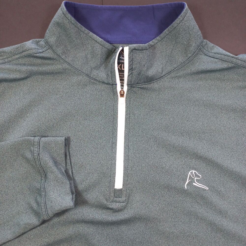 Rhoback Ponderosa Performance Mens XL Quarter Zip Pullover Golf Sweater QZ0020